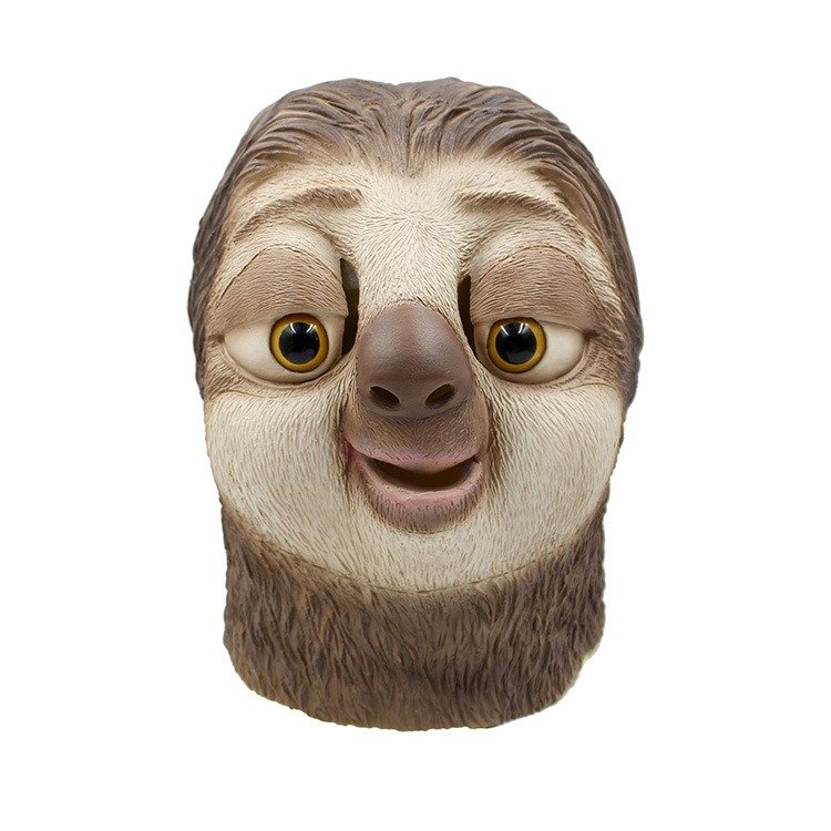 Funny Sloth Mask wholesale latex mask from HXJC factory
