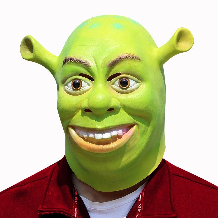 Green Ogre Mask wholesale latex mask from HXJC factory