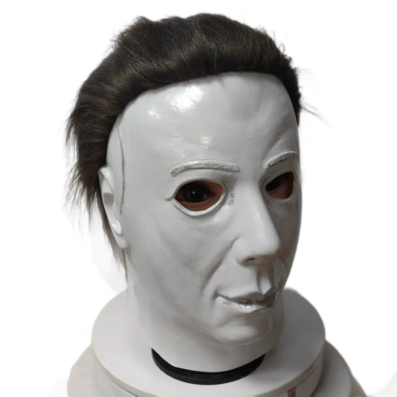 Modern White Slasher Mask wholesale latex mask from HXJC factory