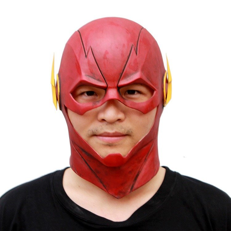 Red Speed Hero Mask wholesale latex mask from HXJC factory