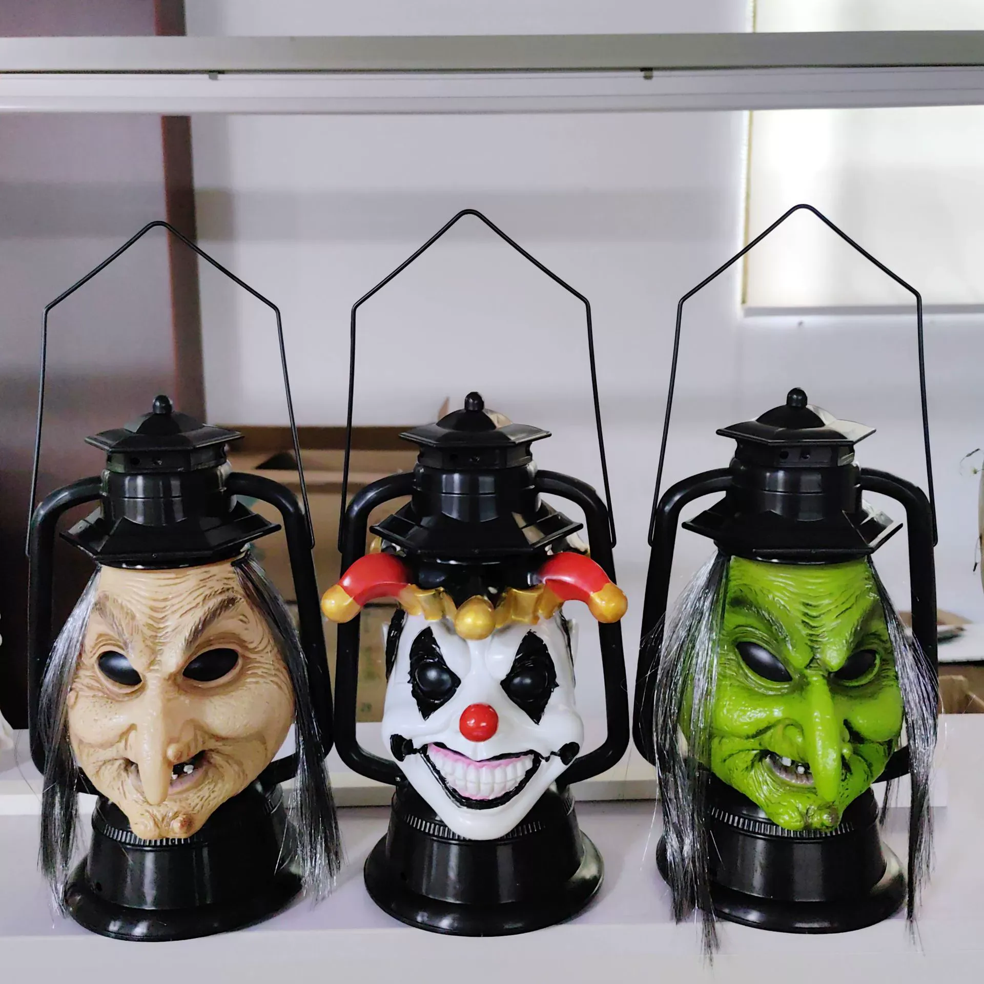 Sound-Activated Pumpkin Lantern wholesale latex mask from HXJC factory