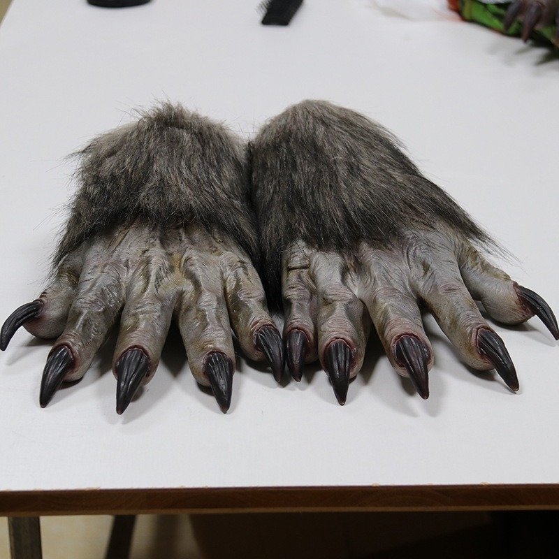 Werewolf Latex Gloves wholesale latex mask from HXJC factory