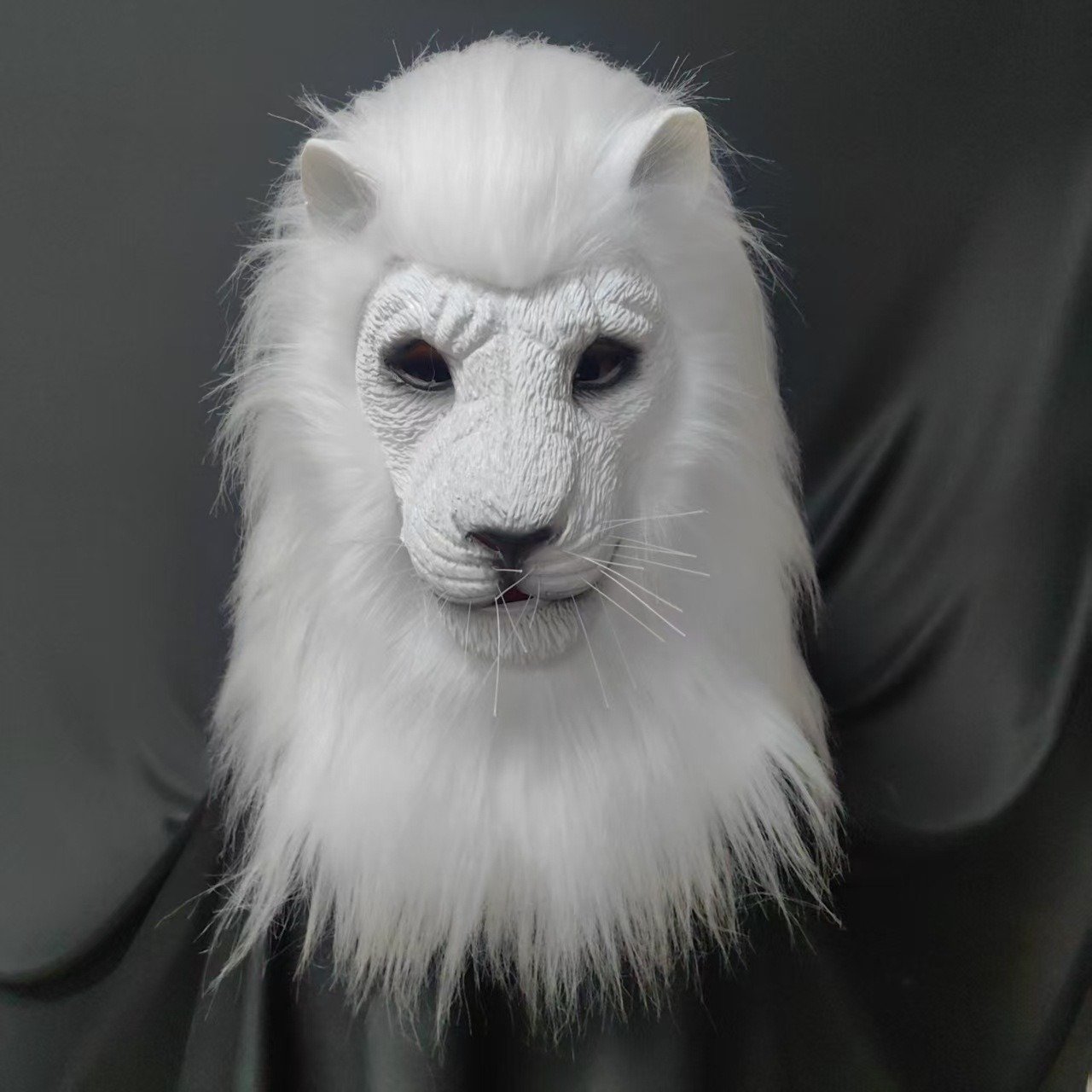 White Lion Mask wholesale latex mask from HXJC factory