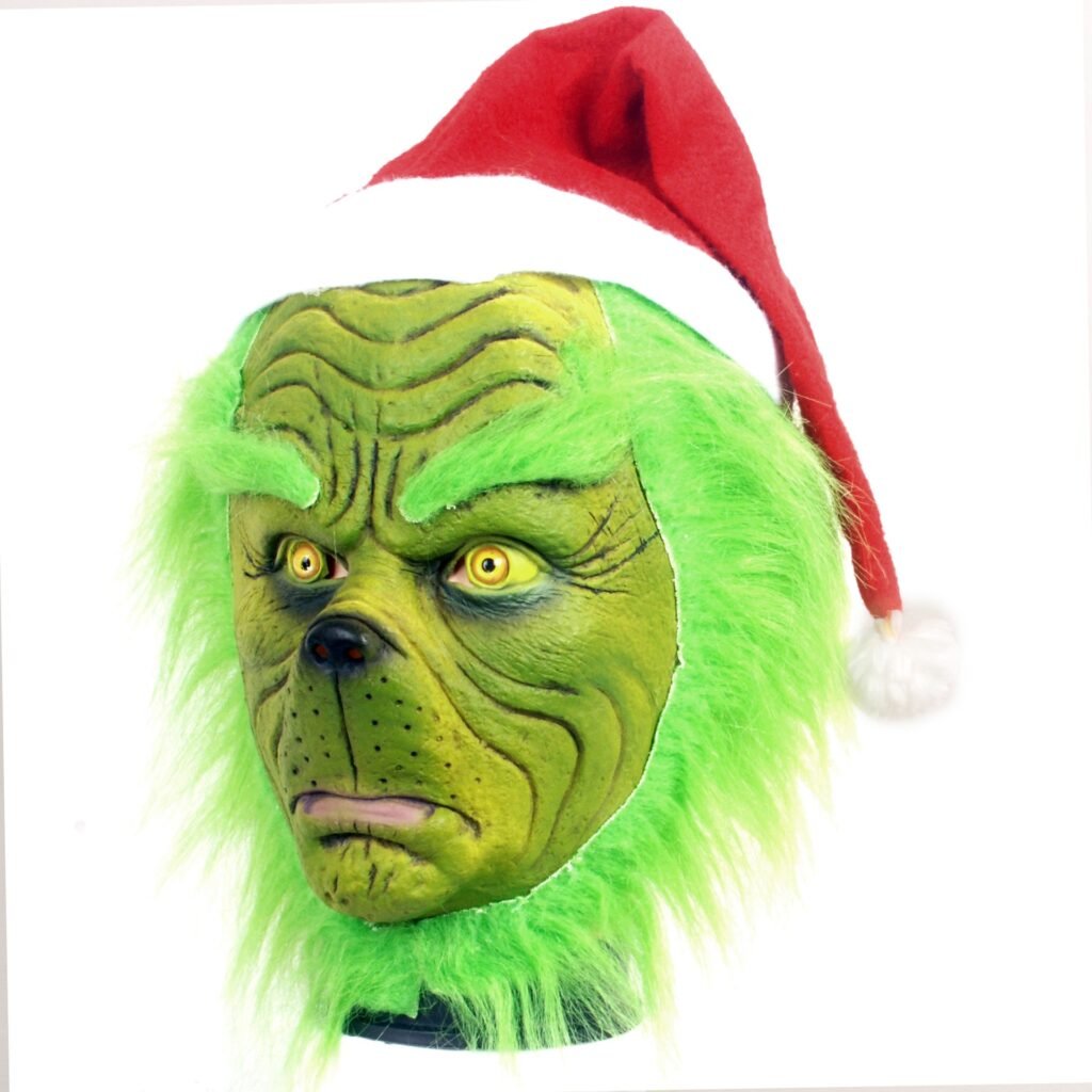 Green Christmas Mischief Mask wholesale latex mask